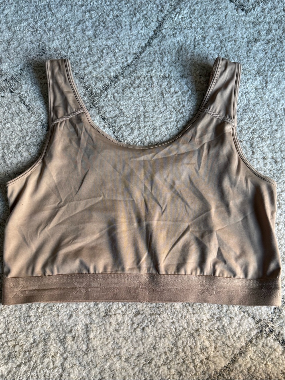 TomboyX Nude/Tan Wireless Seamless Sports Bra Size XL